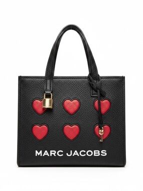 Marc Jacobs Valentine's Day Heart Mini Grind Leather Tote Limited Edition 2026